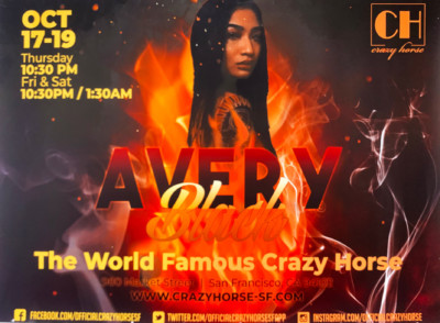 Avery Black at Crazy Horse Gentlemen's Club SF