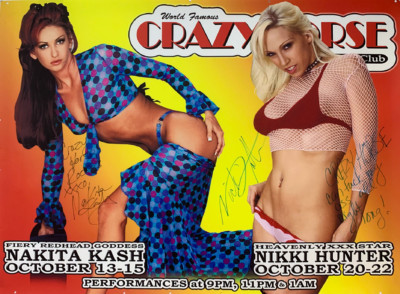 Nakita Kash and Nikki Hunter at Crazy Horse Gentlemen's Club SF
